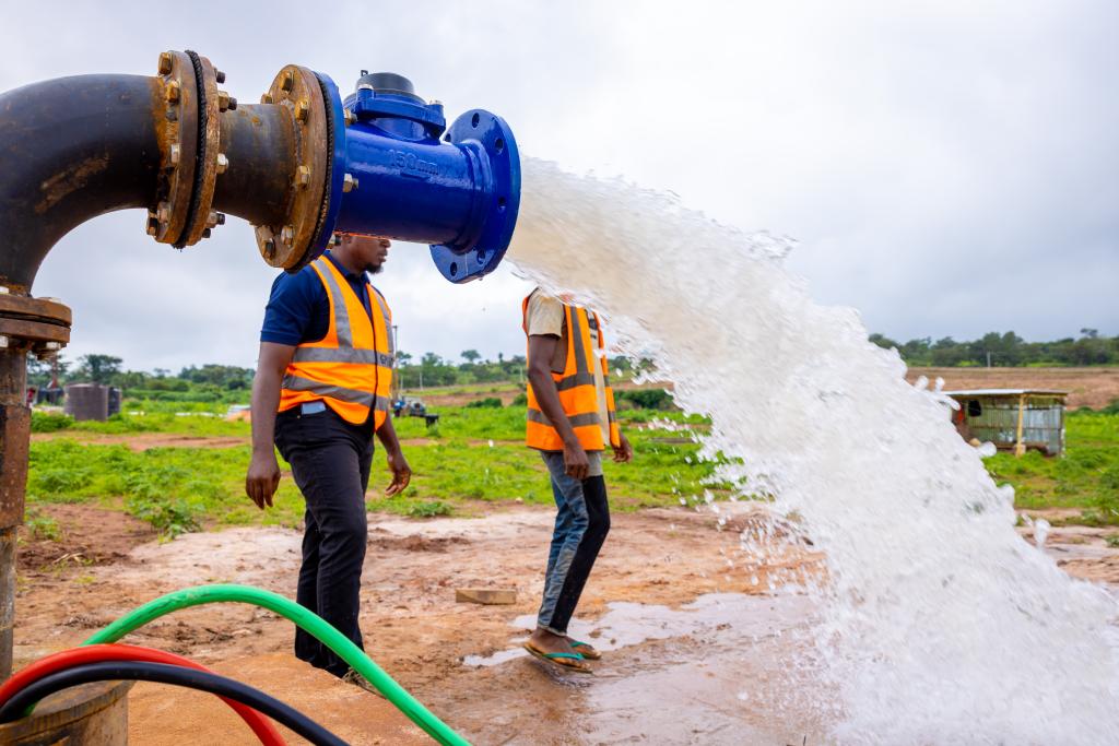Water commissioning ceremony